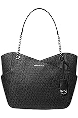 MICHAEL Michael Kors Jet Set Travel Large Chain Shoulder Tote bundled Jet Set Travel Trifold Wallet