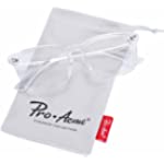 Pro Acme Non-prescription Glasses Frame Clear Lens Eyeglasses (Transparent)