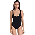 Karla Colletto Women&#39;s Elle One Piece, Black, 8