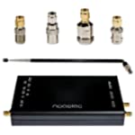 Nooelec HackRF Complete Bundle - Genuine HackRF One Software Defined Radio (SDR) with 0.5PPM TCXO in a Custom Black Aluminum Enclosure. ANT500 Antenna &amp; SMA Antenna Adapter Bundle Included