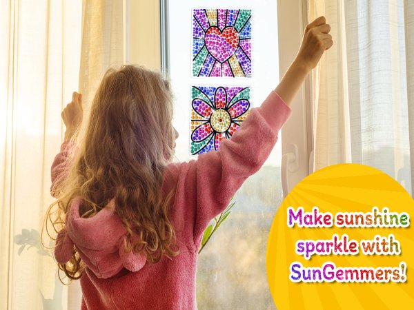 suncatcher kits for kids sun catcher kids craft suncatcher paint sun catcher sticker window art gem