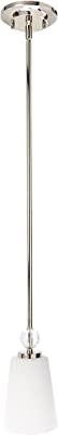 Nuvo 60/5498 One Light Mini Pendant, Unknown, Polished Nickel