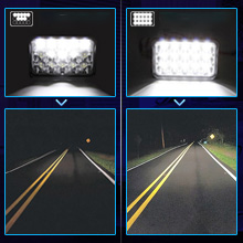Gottow 4x6 Inch LED Headlights  Hi/Lo Sealed Beam