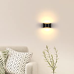 black wall sconces