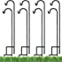 Ashman Shepherd's Hooks 35 Inch (8 Pack), Black, Made of Premium Metal for Hanging Solar Lights, Bird Feeders, Mason Jars, Ch