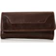 Melissa Continental Snap Wallet, Dark Brown,One Size