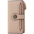 Travelambo RFID Wallet Women Wallets Large Capacity Leather Clutch Wallet Credit Card Holder for Women with Gift Box