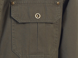 Gioberti Men''s 100% Cotton Brushed and Soft Twill Shirt Jacket with Flannel Lining