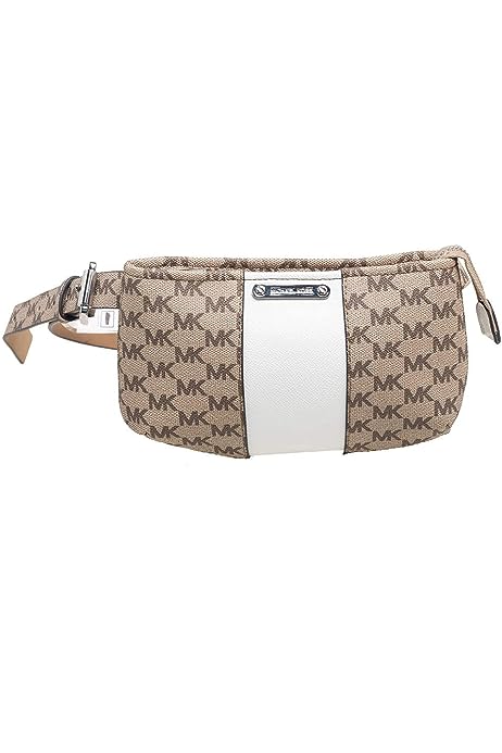 Women's Belt Bag, Brown/White, Small/Medium