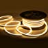 50ft/15m LED Neon Rope Lights - Commercial Neon Strip Light Outdoor Waterproof - 110V Flex Warm White Neon Lights Connectable