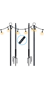 sting light poles