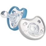 Dr. Talbot&#39;s Soft-Flex Orthodontic Pacifiers 0-6 Months, Blue/Gray, 2 Pack