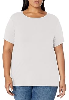 Plus Size Short-Sleeve Crewneck T-Shirt