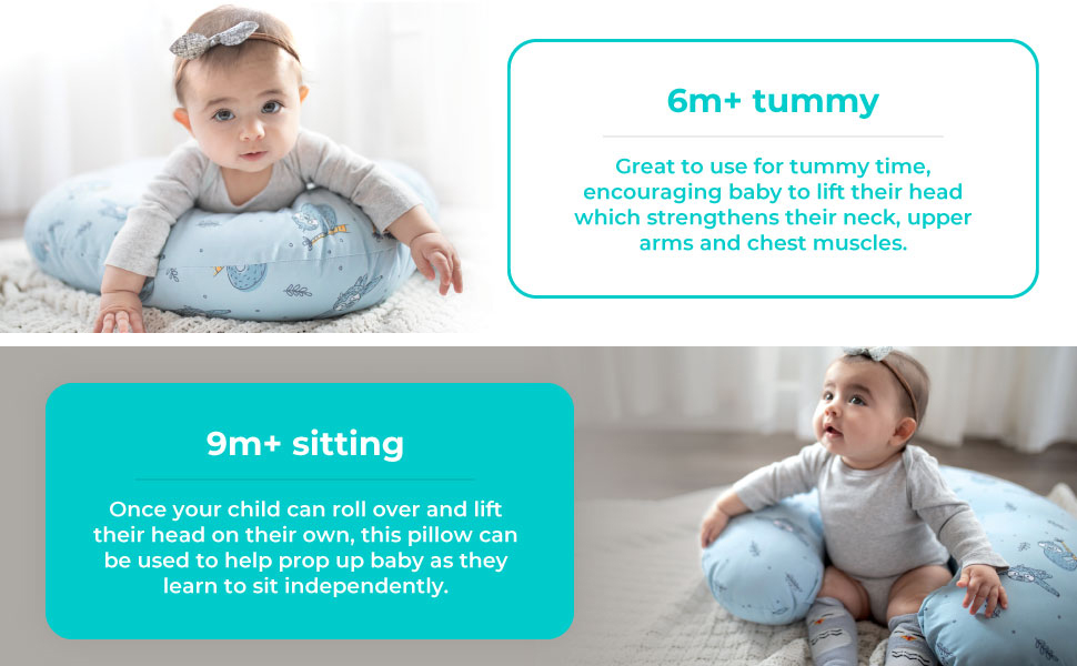 nuby, support, pod, pillow, baby, feeding, tummy, propping, sitting