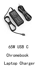 HP Chromebook Charger Replacement Type C